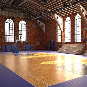 Gymnasium Arena 3D model